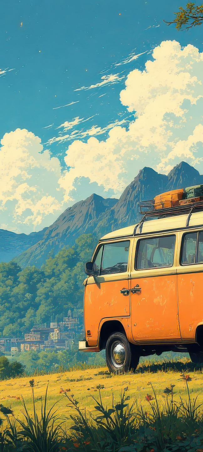 Mountain Truck phone wallpaper